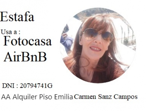 Posible Estafa al Alquilar Vivienda con el DNI Emilia Carmen Sanz Campos 20794741G en Fotocasa, e AirBnB